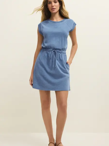 Z Supply Kalani Jersey Denim Dress