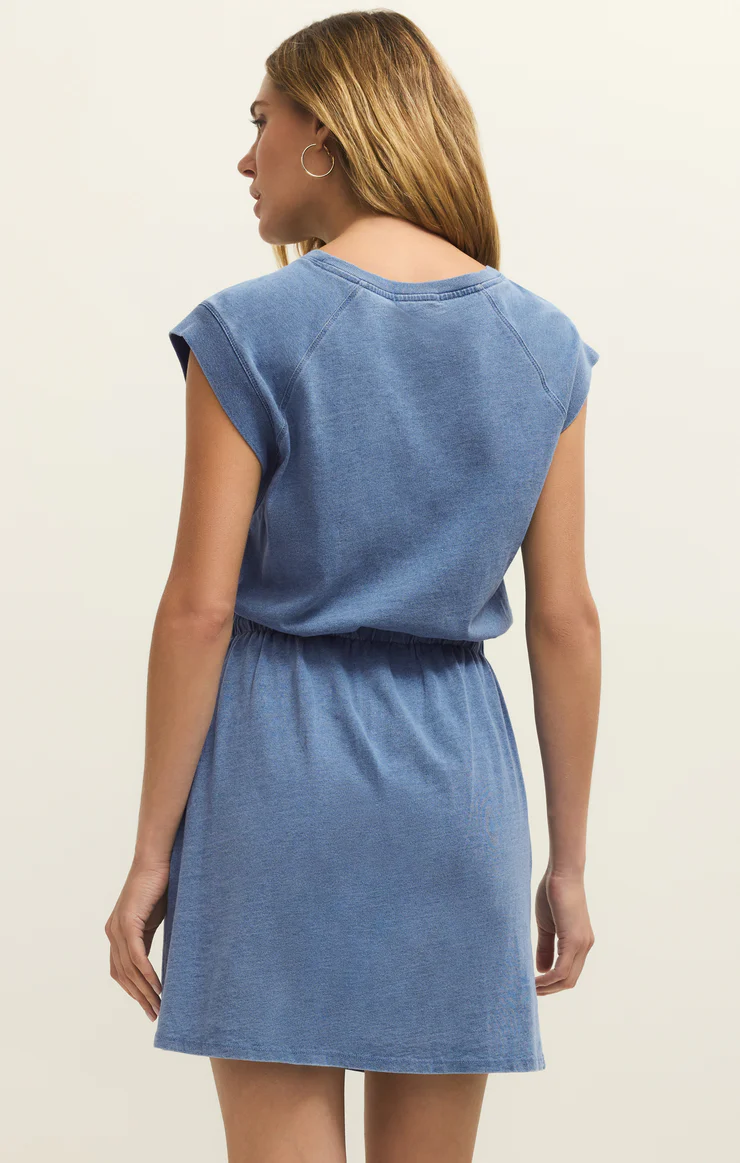 Z Supply Kalani Jersey Denim Dress