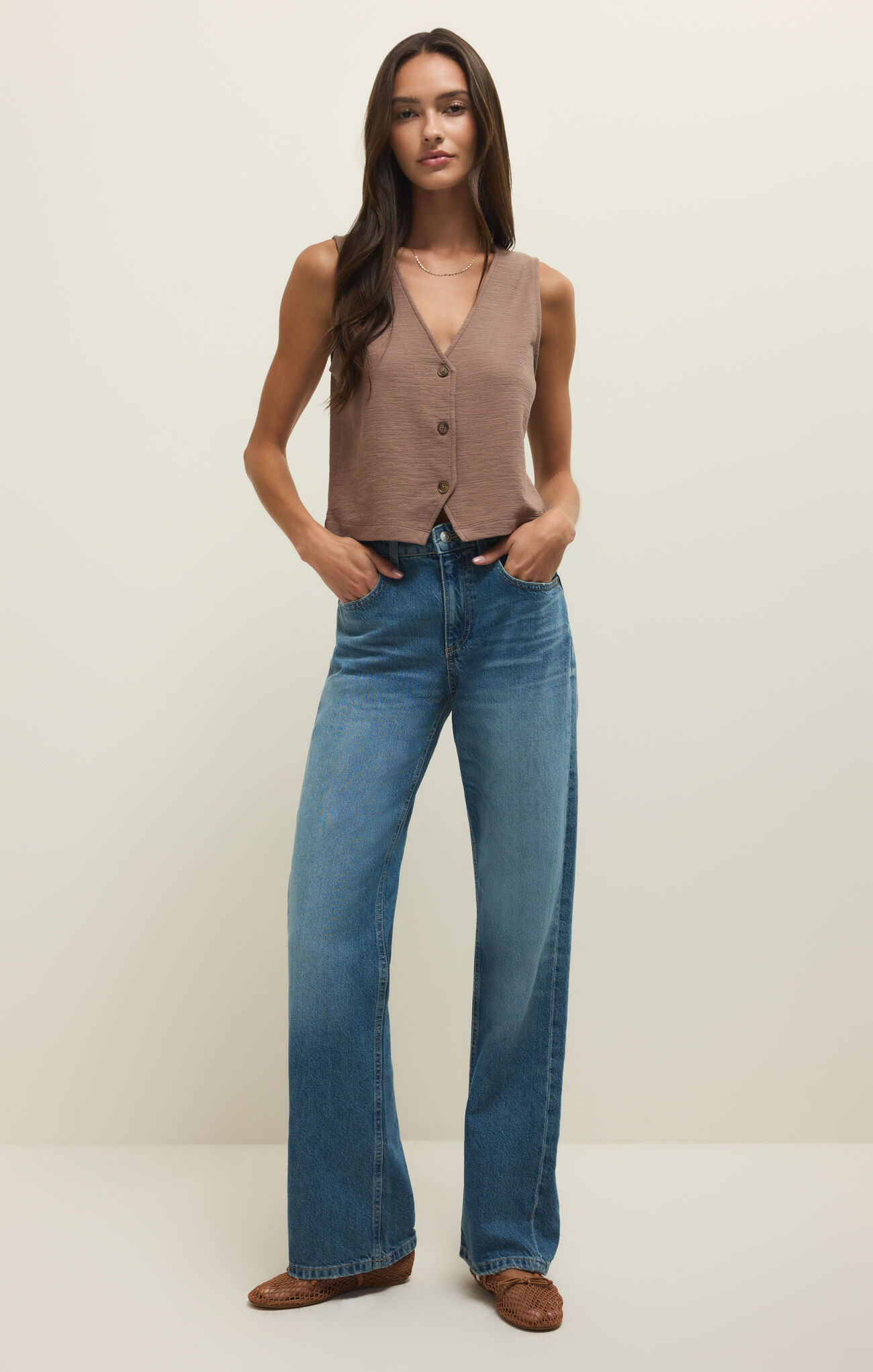 Z Supply Noelle Textured Tank