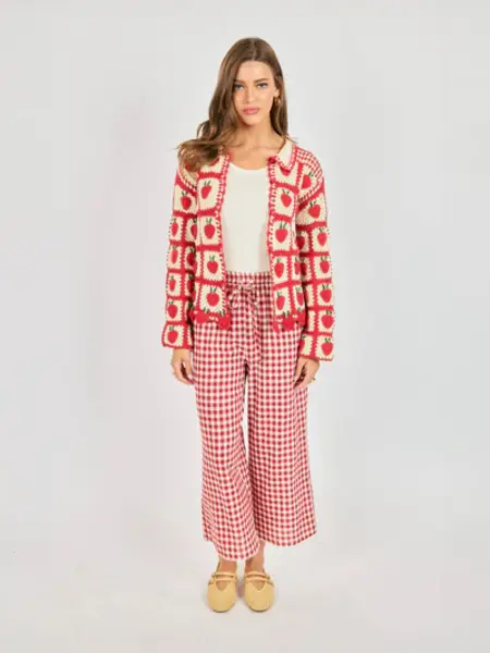 Sadie and Sage Berrylicious Crochet Cardi