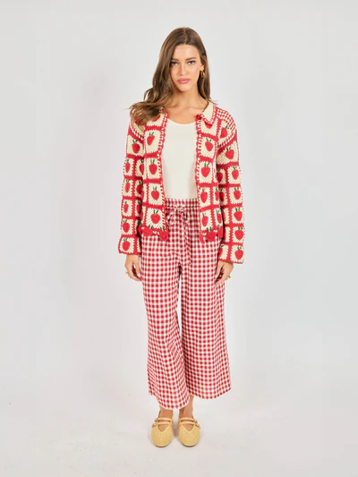 Sadie and Sage Berrylicious Crochet Cardi