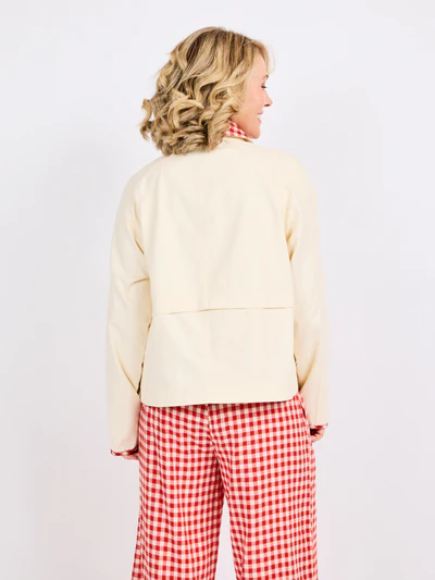 Sadie and Sage Teacup Gingham Barn Jacket