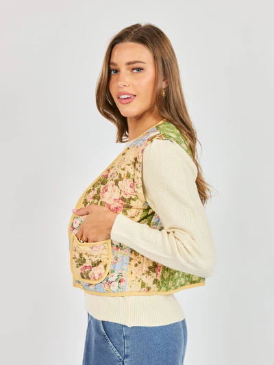 Sadie and Sage Treasured Trove Quilted Vest