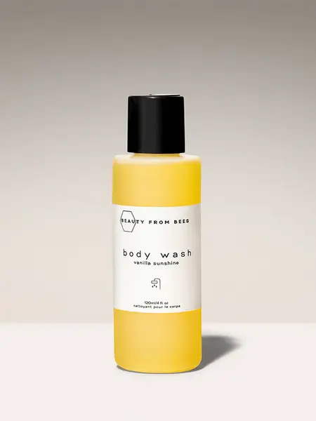 Beauty From Bees Body Wash Vanilla Sunshine 120ml/4oz