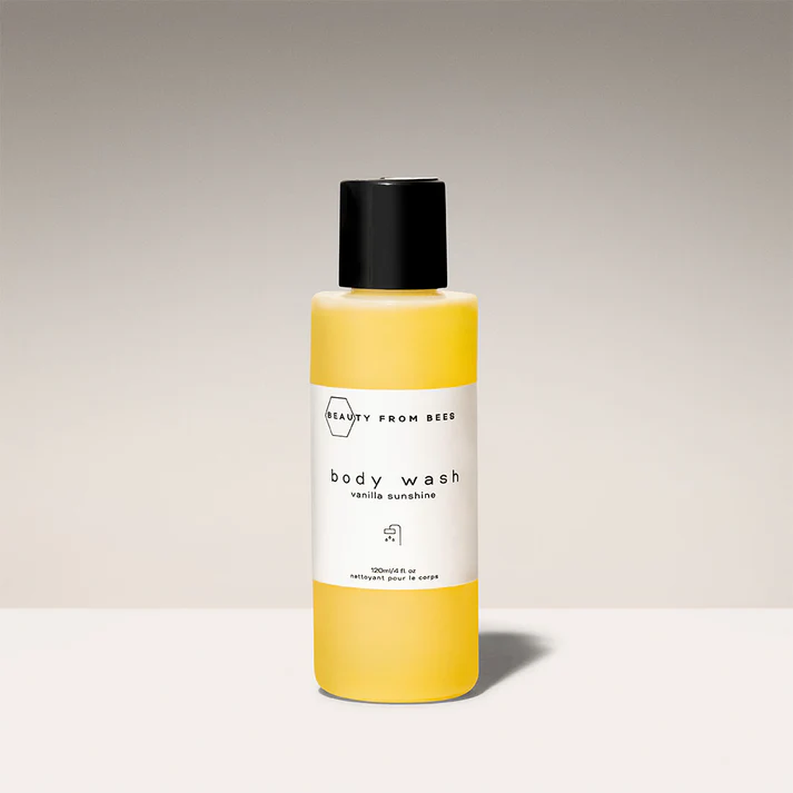 Beauty From Bees Body Wash Vanilla Sunshine 120ml/4oz