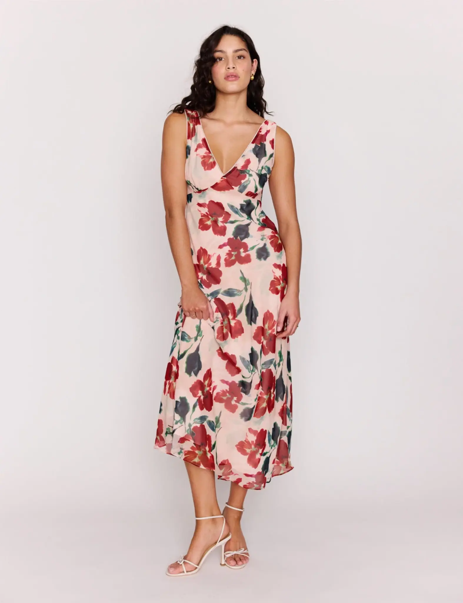 MinkPink Arabella Bias Midi Dress
