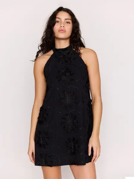 MinkPink Roma High Neck Mini Dress