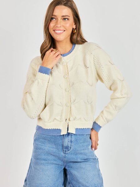Sadie and Sage Lovenote Layered Cardigan