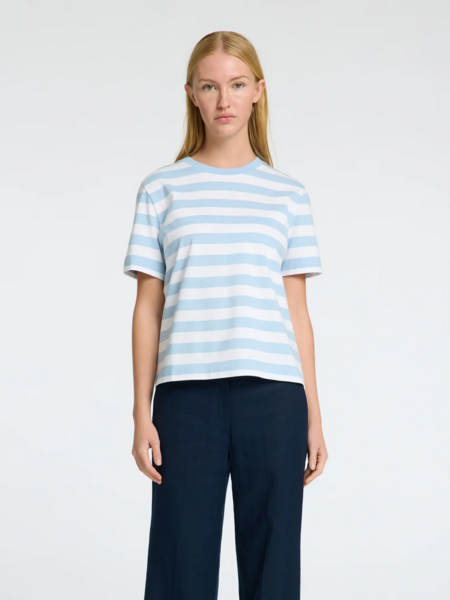 Selected Essential Striped Boxy Tee