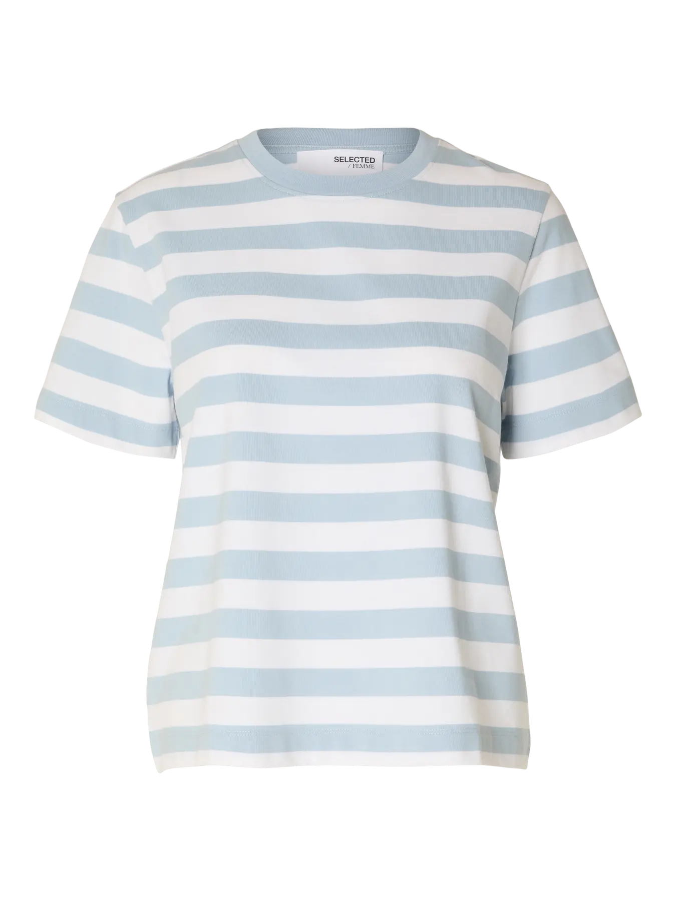 Selected Essential Striped Boxy Tee