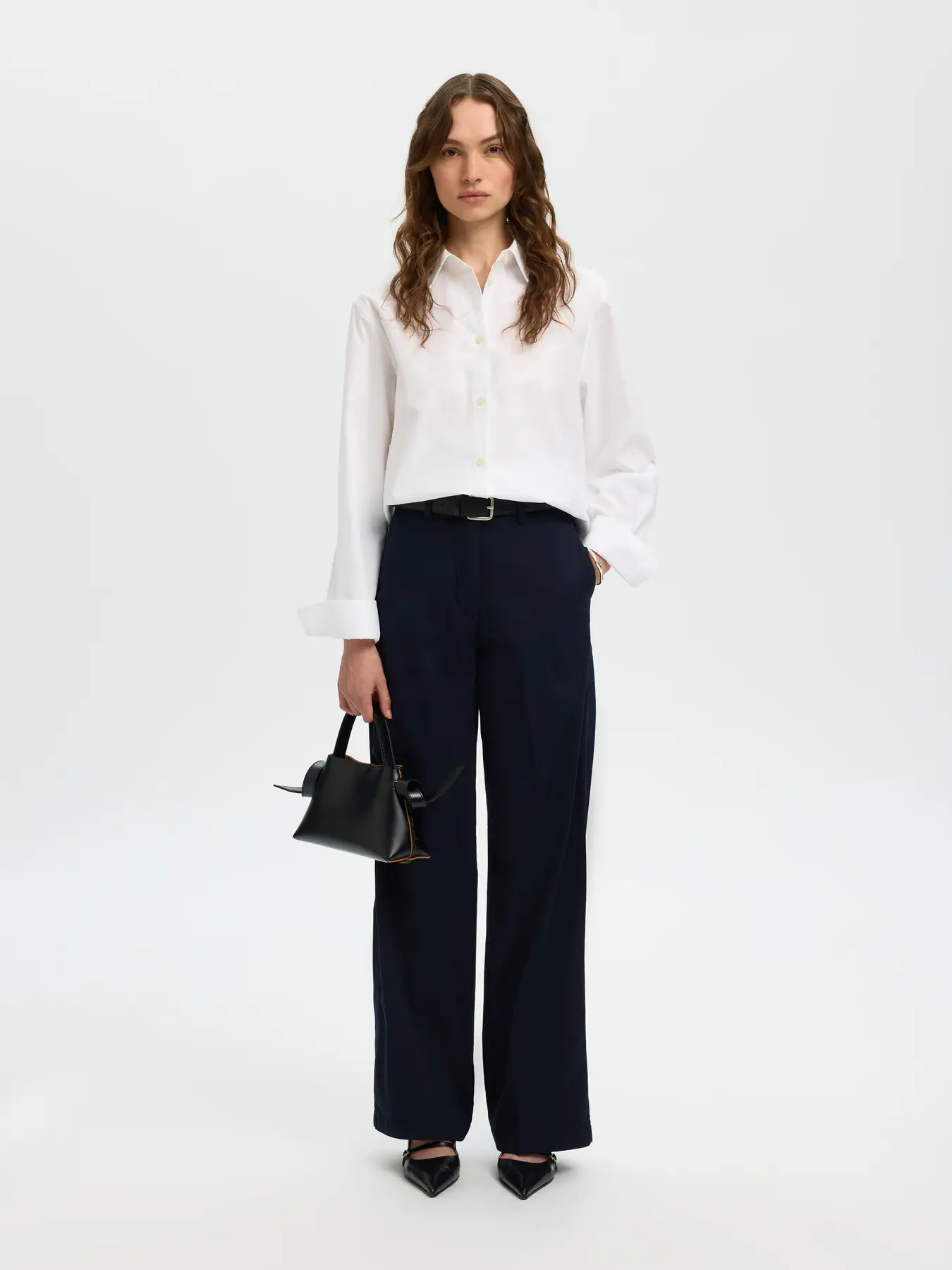Selected Wide Mille Pant