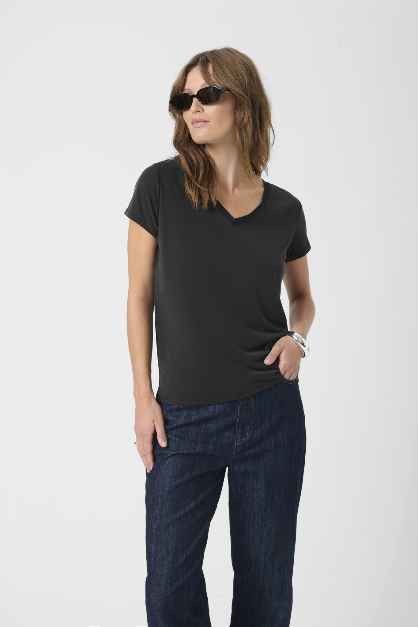 Soaked in Luxury Columbine V-Neck Top
