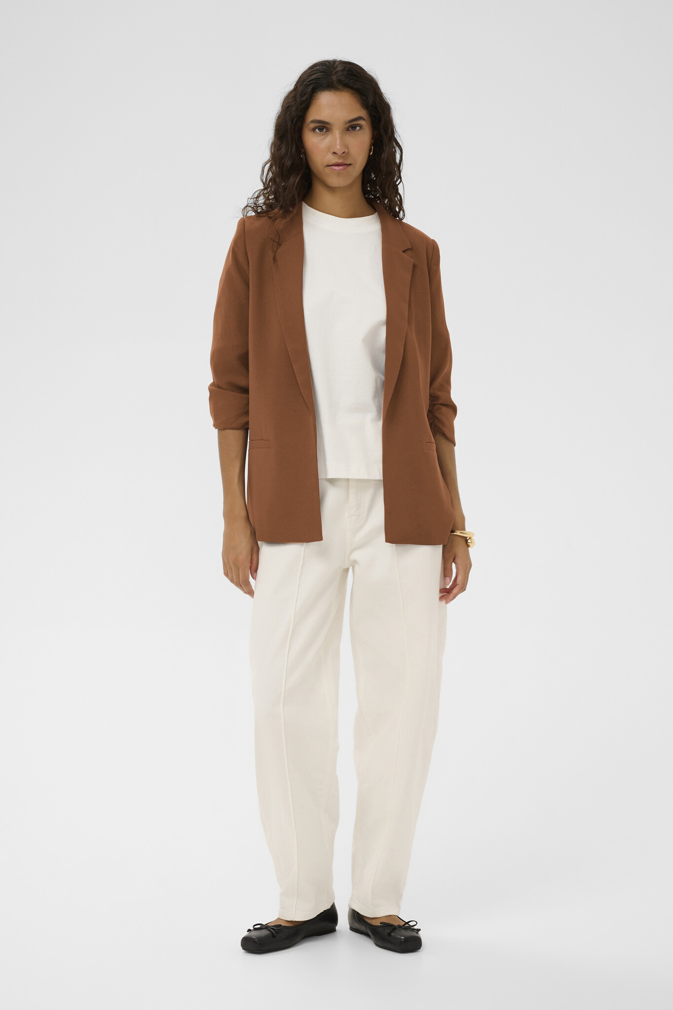 Soaked in Luxury Shirley Blazer 3/4 Sleeve