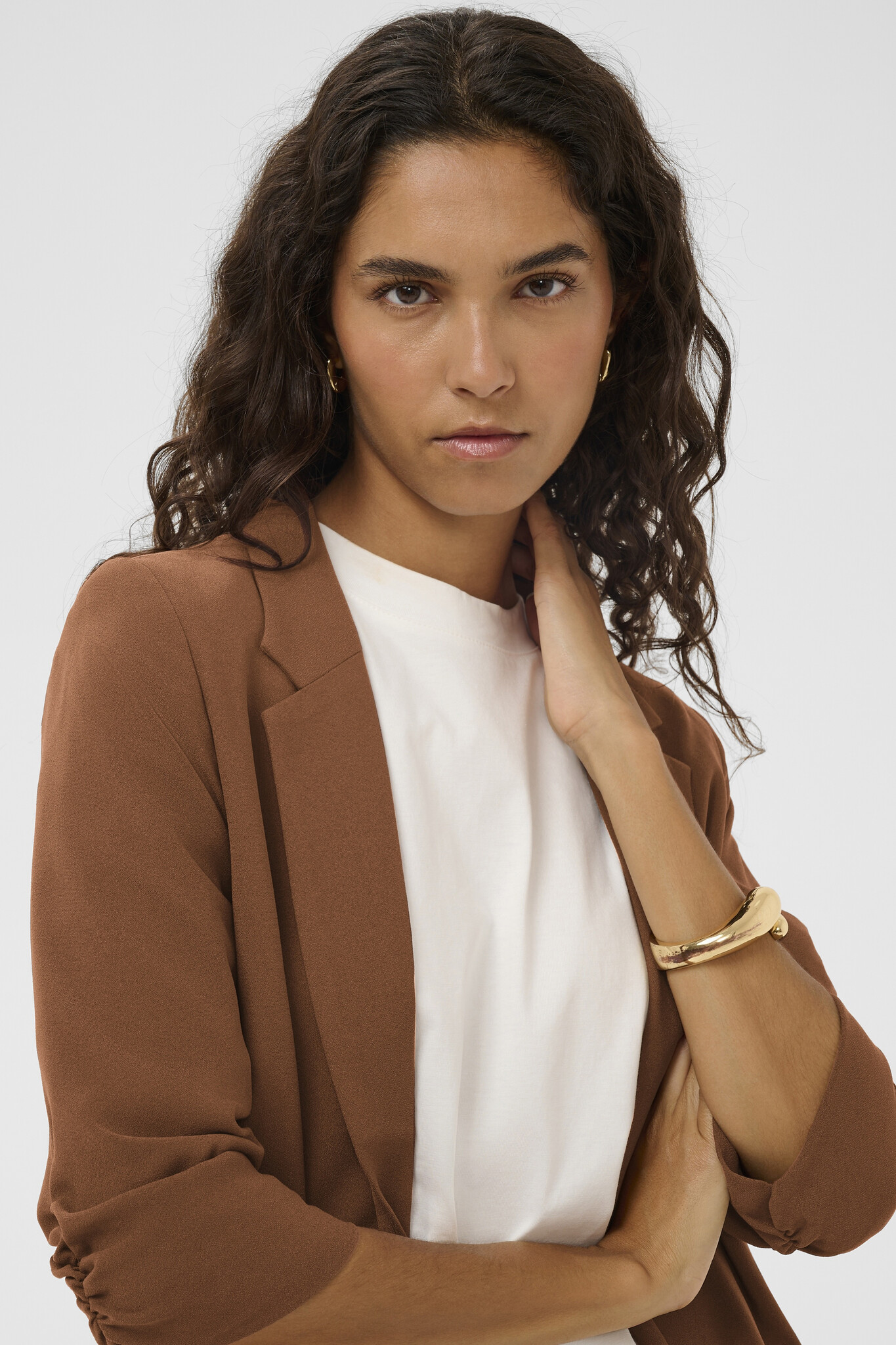 Soaked in Luxury Shirley Blazer 3/4 Sleeve