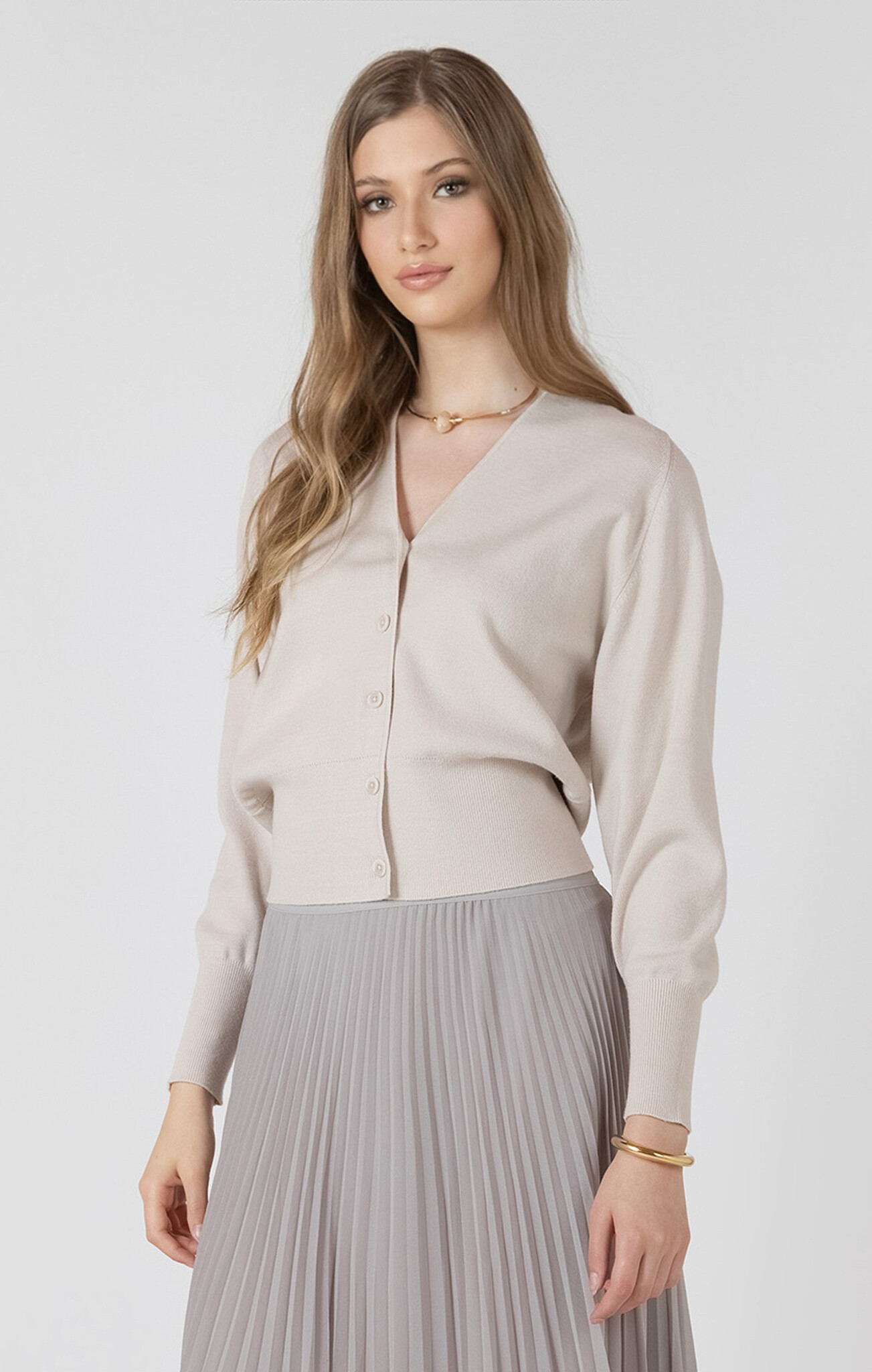 Dex Clean Button Front Cardigan