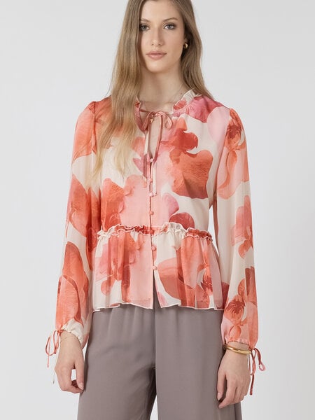 Dex Soft Peplum Blouse