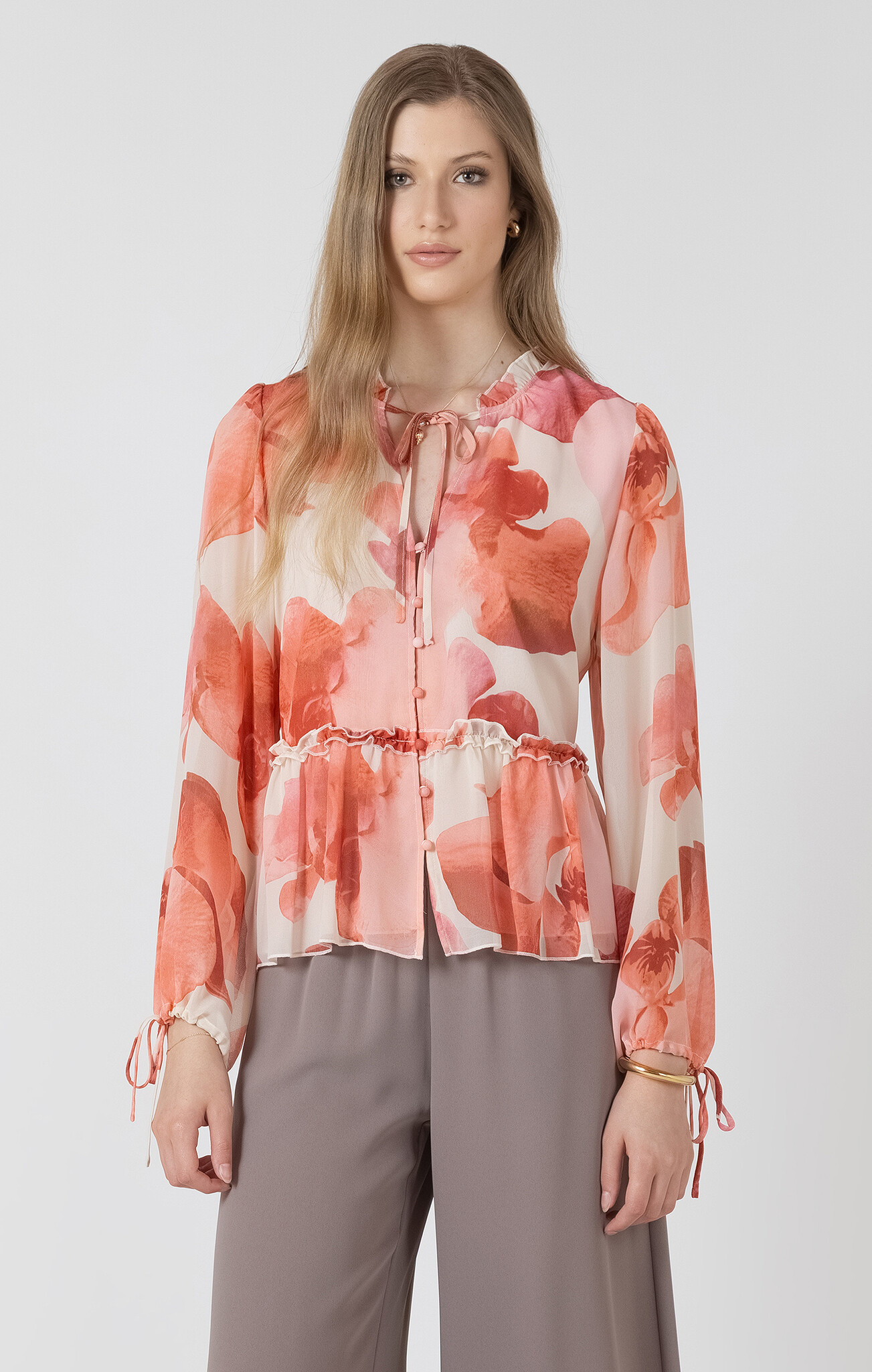 Dex Soft Peplum Blouse