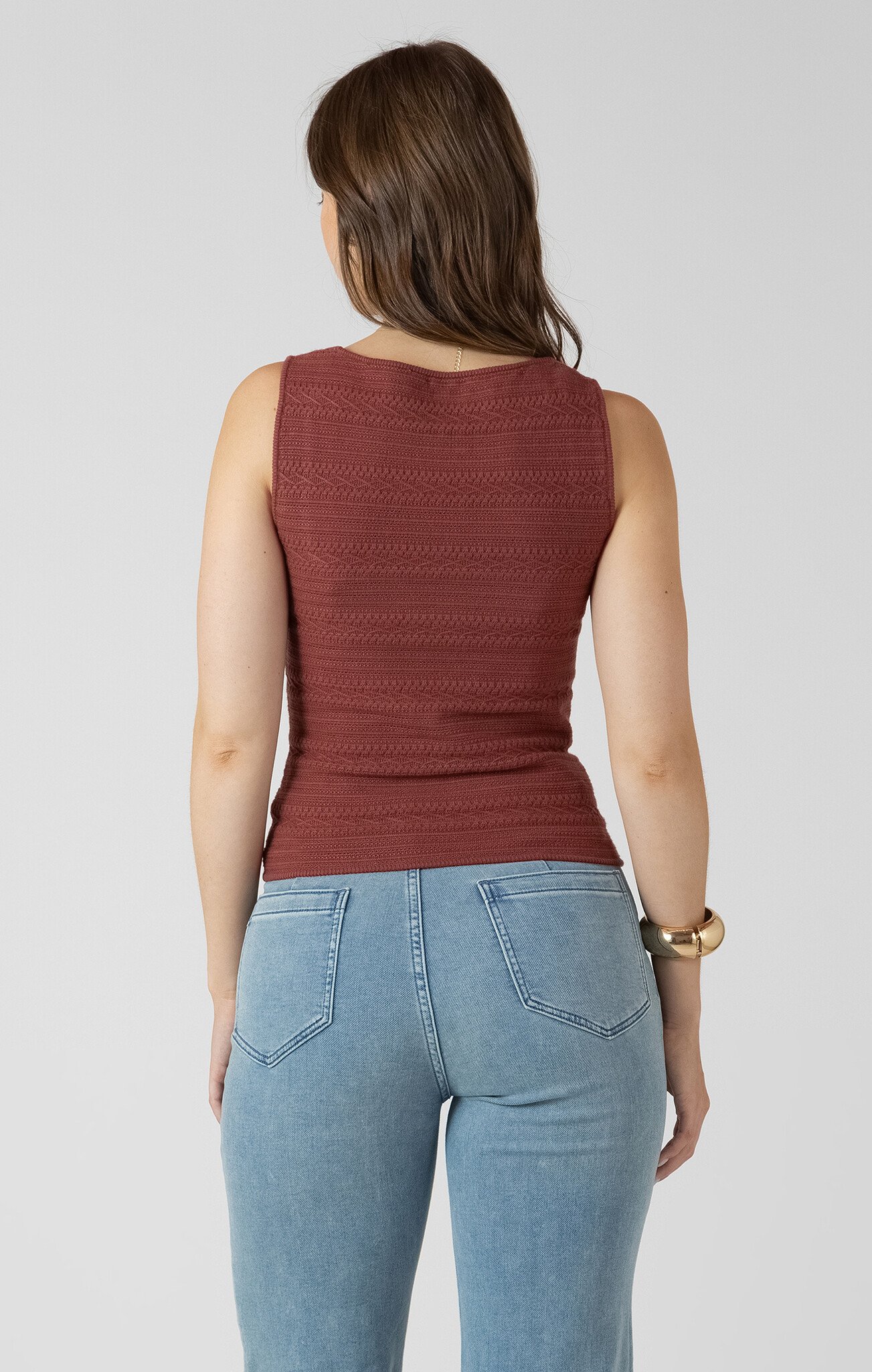 Dex Squareneck Textured Tank