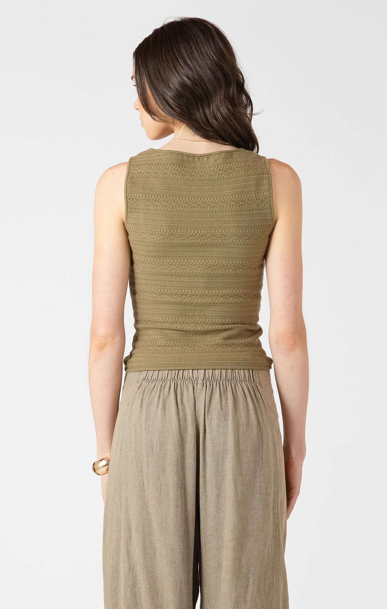 Dex Squareneck Textured Tank