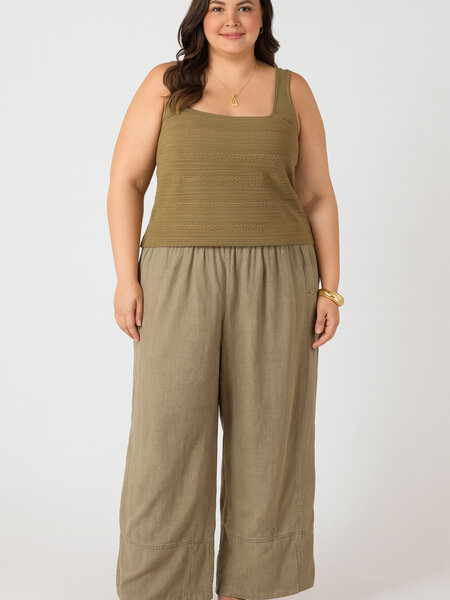 Dex Wide Leg Linen Pant