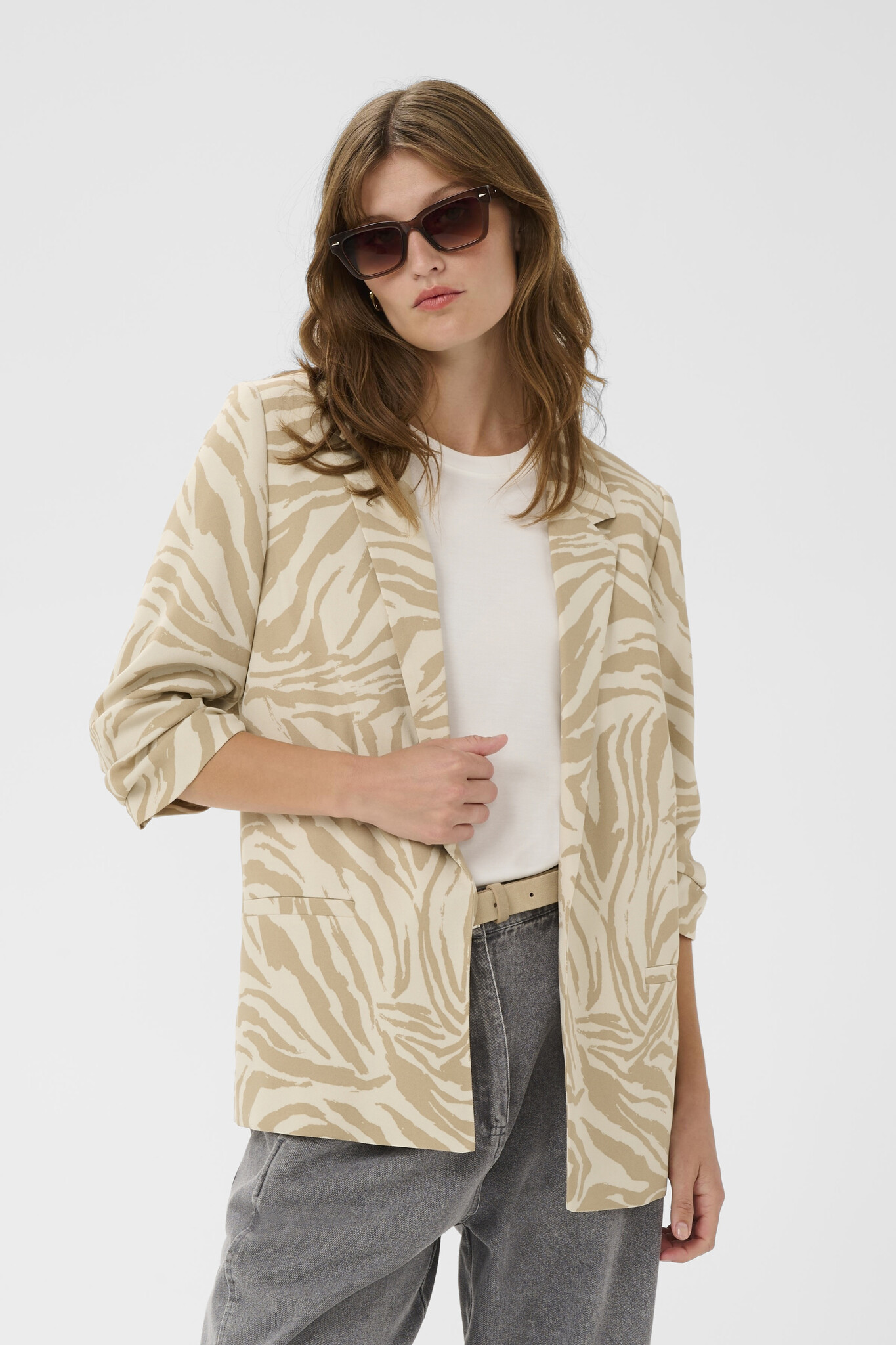 Soaked in Luxury Shirley Printed Blazer