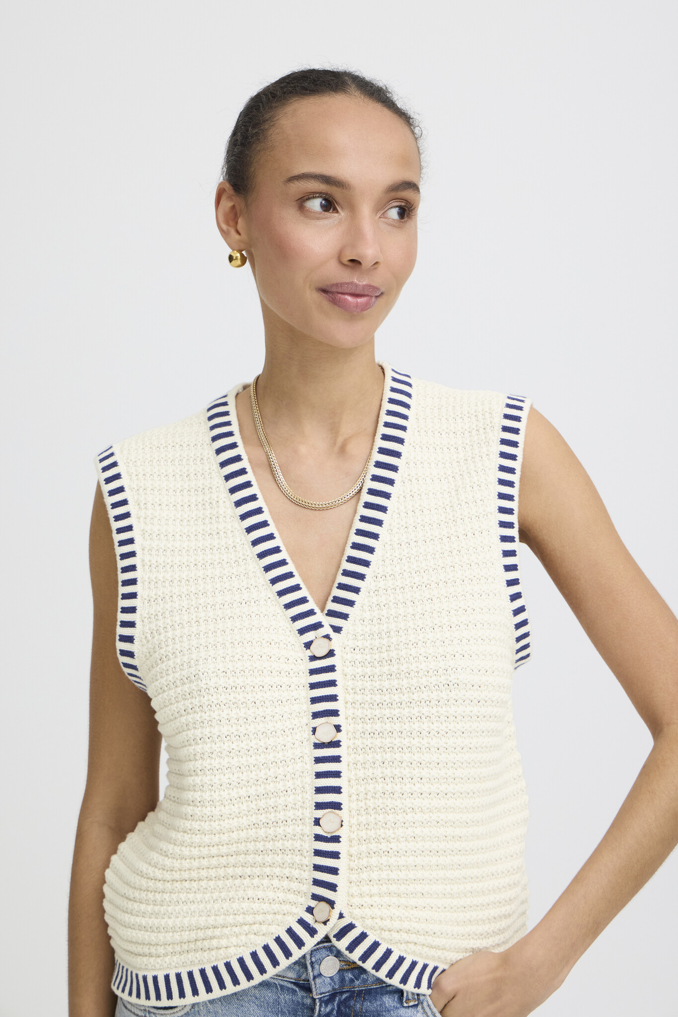 B.Young Mikala Short Waistcoat