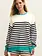 Z Supply Lounge Layer Up Stripe Sweatshirt
