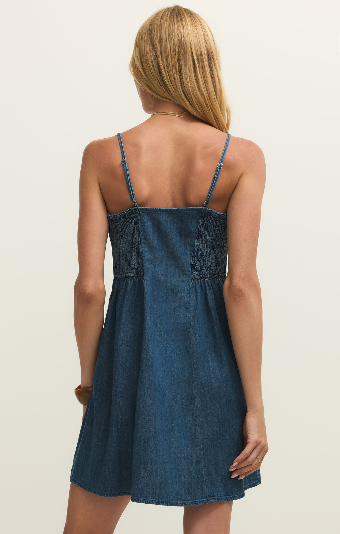 Z Supply Angel Eyes Denim Mini Dress