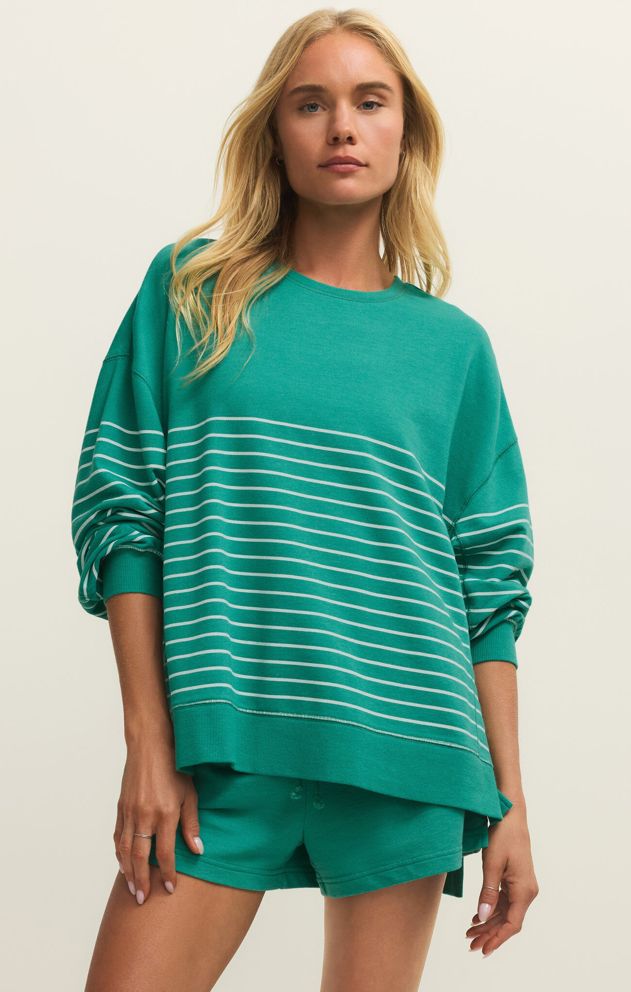 Modern Weekender Stripe Sweater