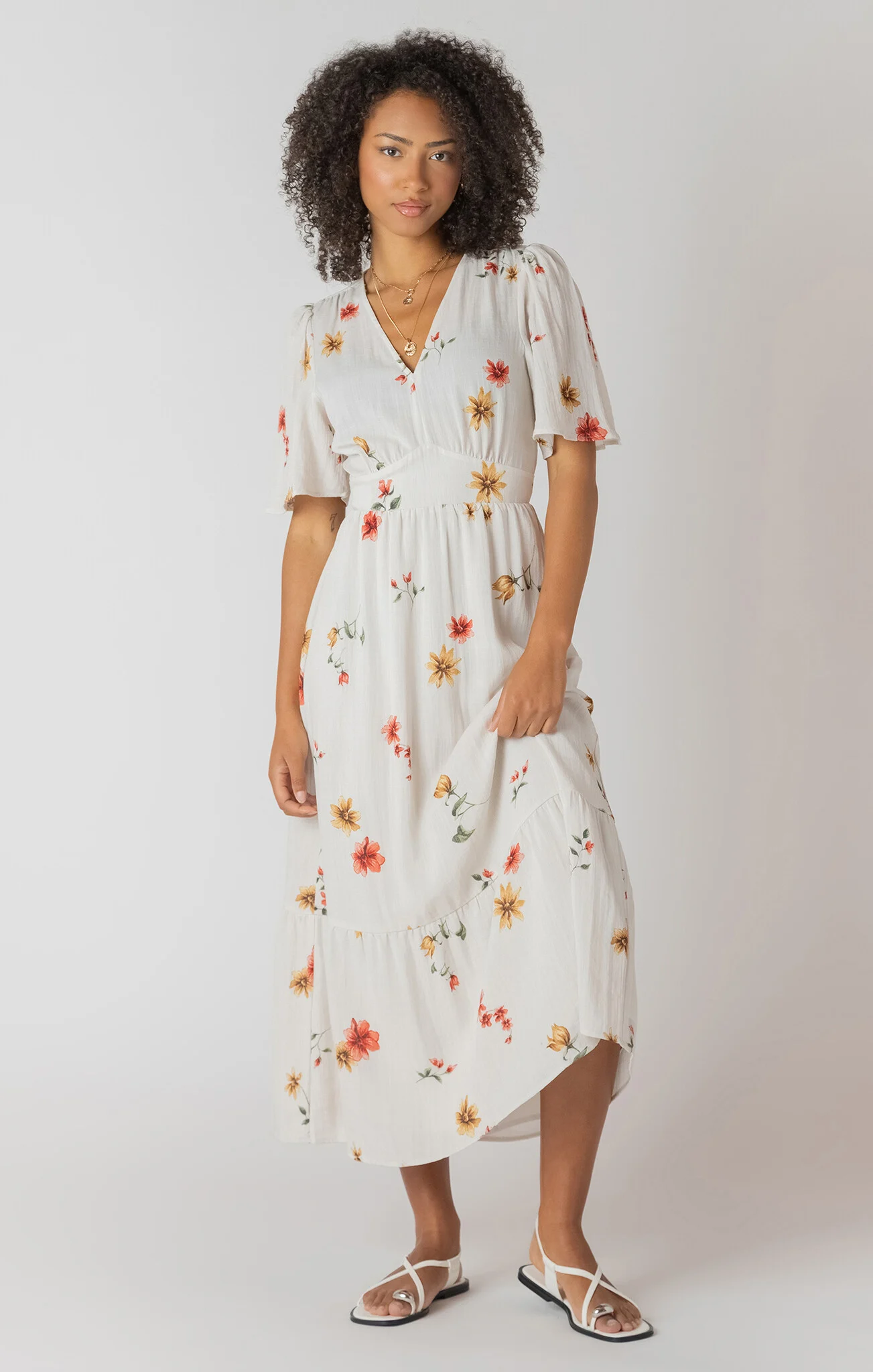 Dex Short Sleeve Maxi Dress