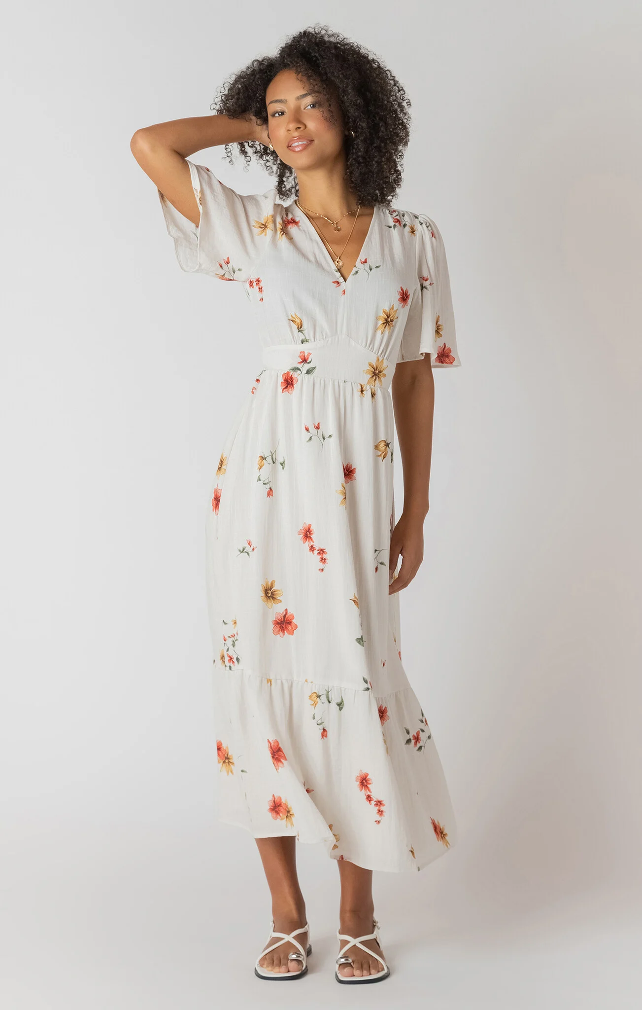 Dex Short Sleeve Maxi Dress