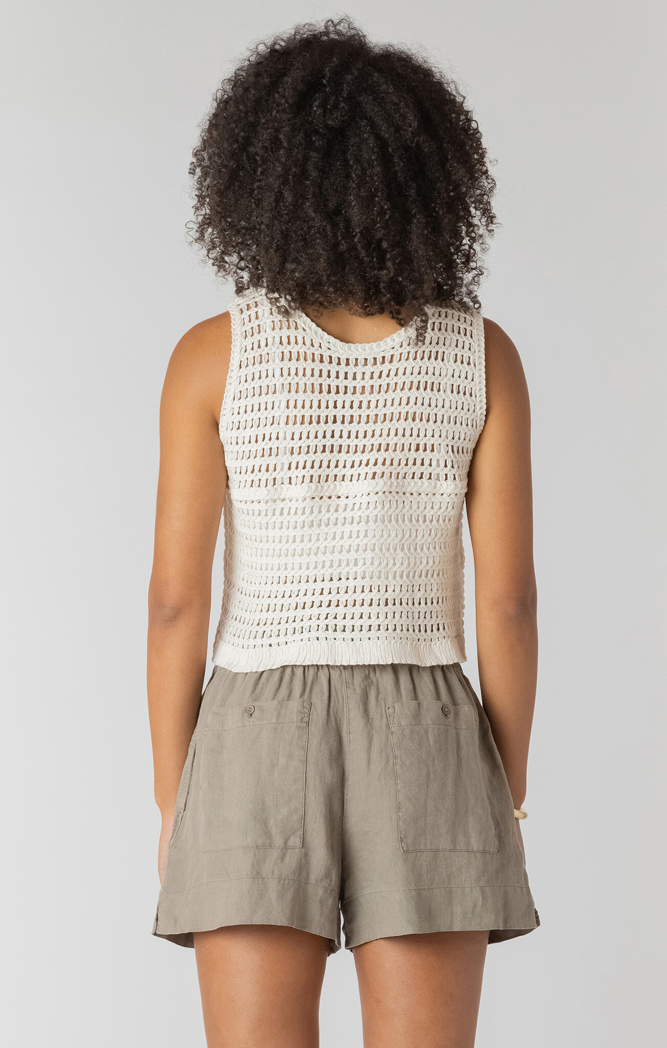 Dex Crochet Buttoned Vest