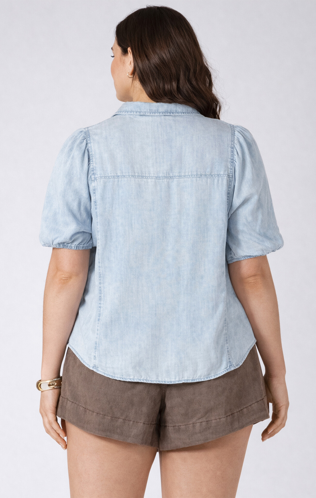 Dex Panelled Button Front Blouse