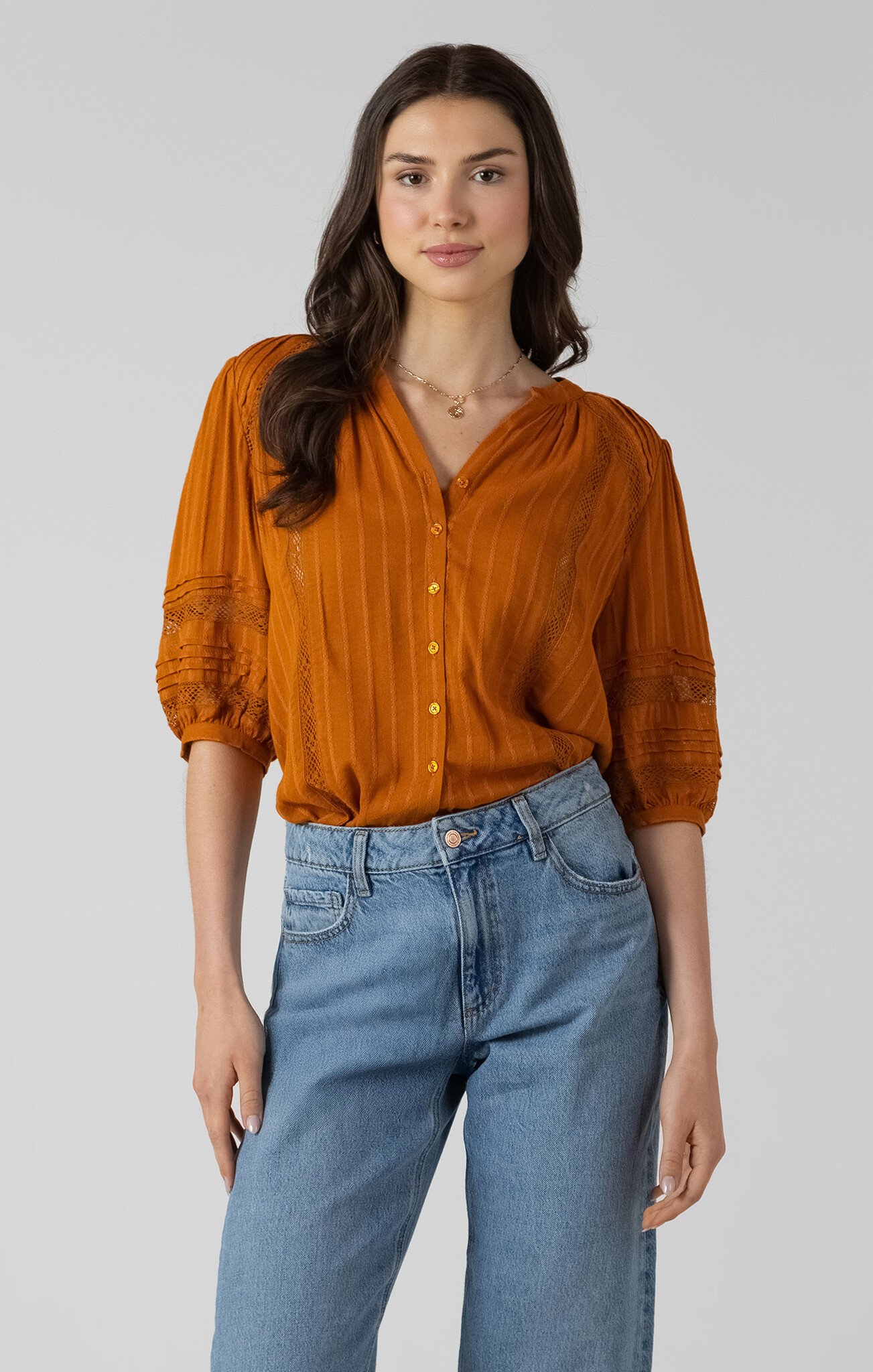 Dex Pintuck Blouse