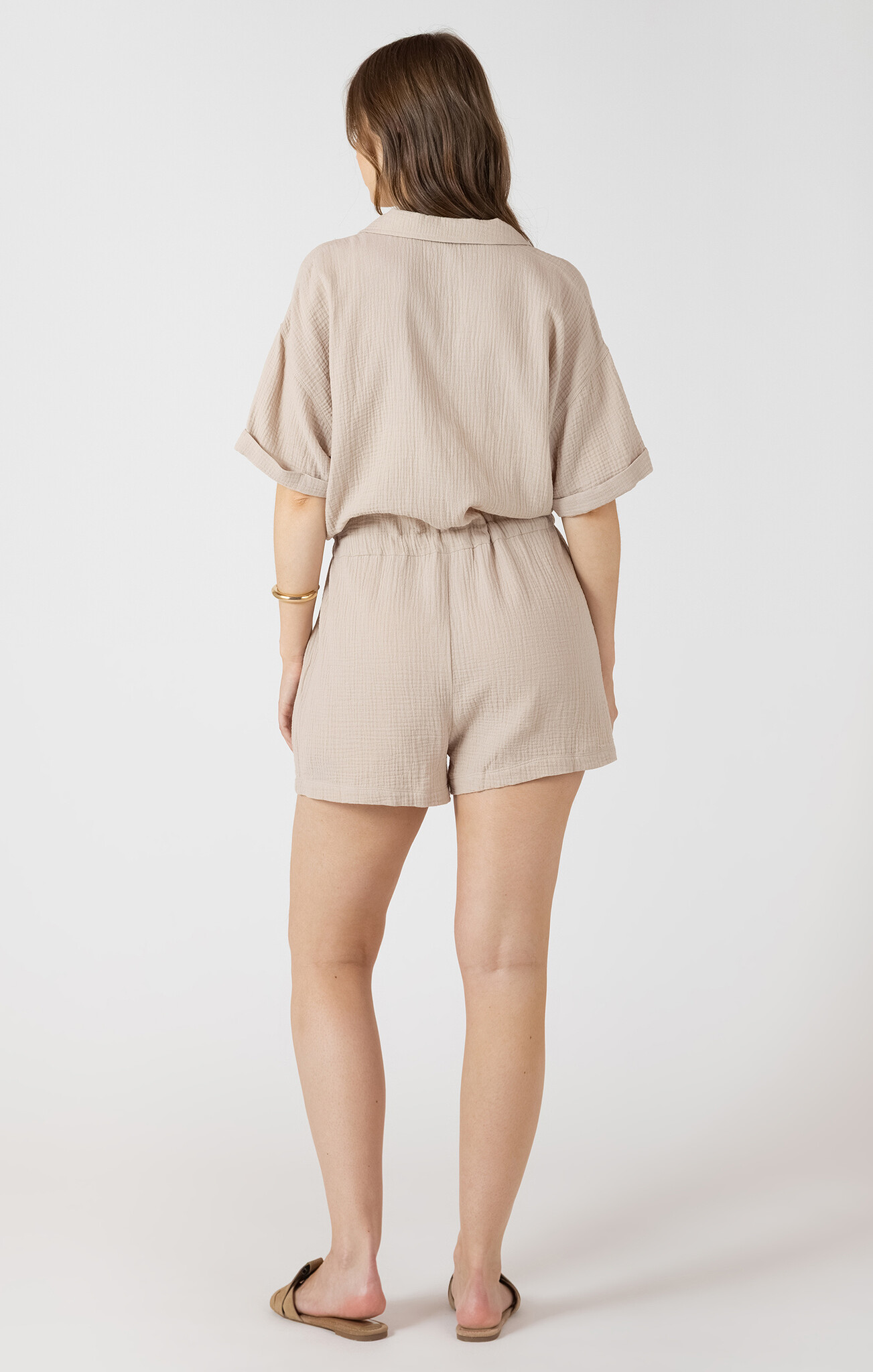 Dex Polo V Neck Romper