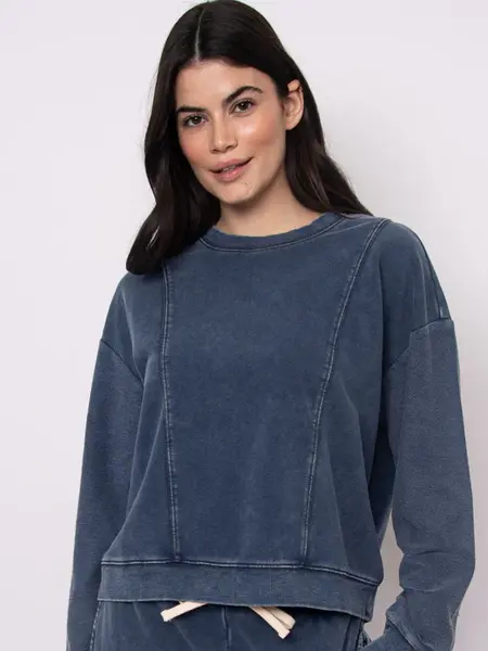 RD Style Kacey French Terry LS Pullover