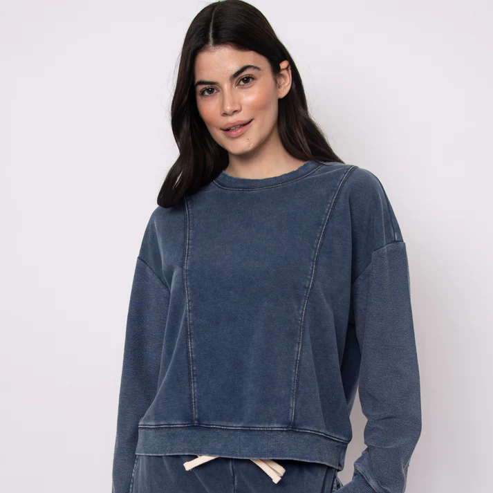 RD Style Kacey French Terry LS Pullover