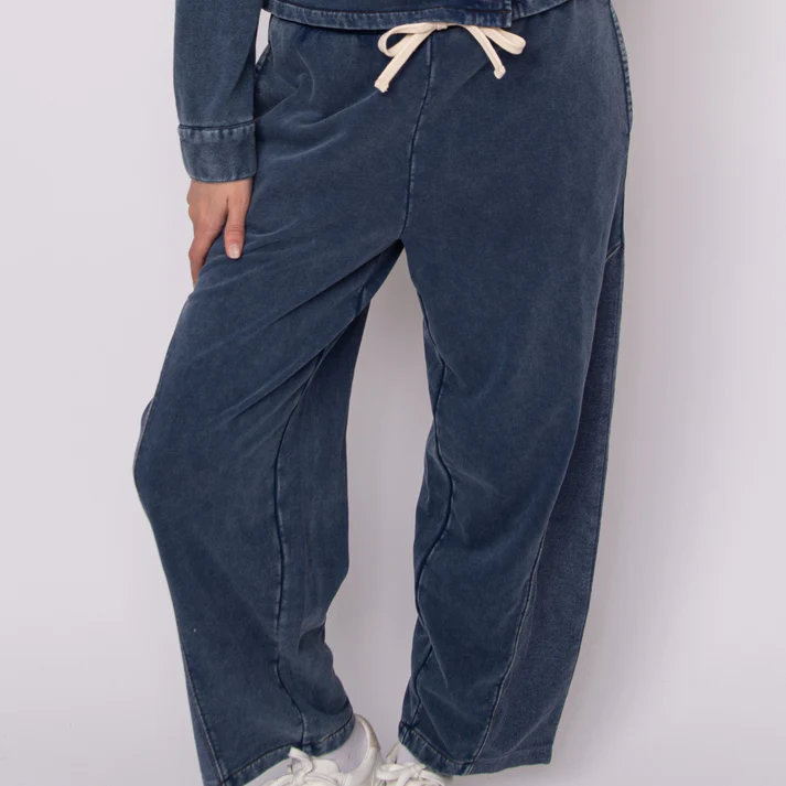 RD Style Silco Denim Look Terry Pants