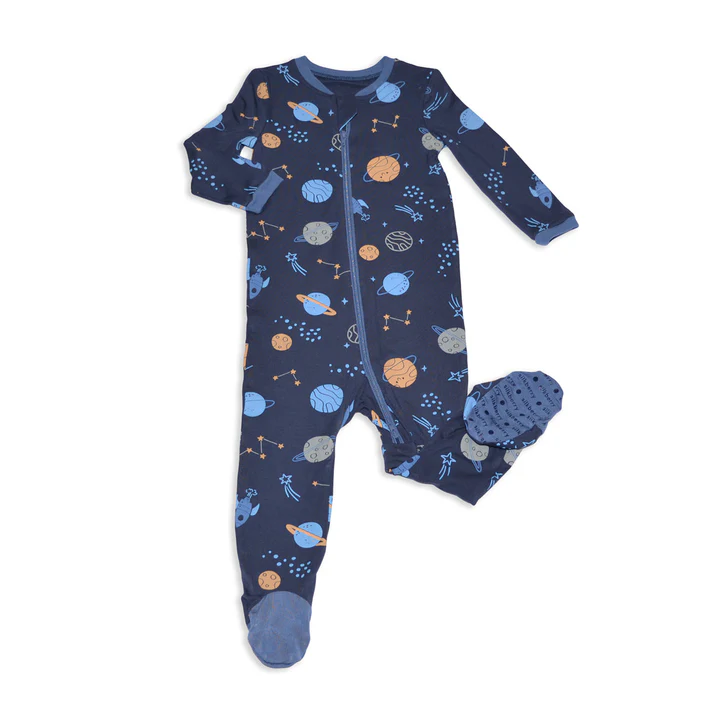 Silkberry Baby Bamboo Footie Sleeper w/2 Zipper