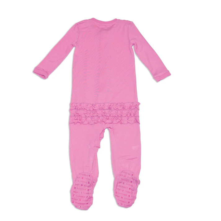 Silkberry Baby Bamboo Ruffle Footed Sleeper w/ Zipper