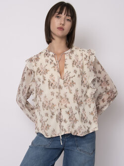 RD Style Elfi Crinkle Chiffon LS