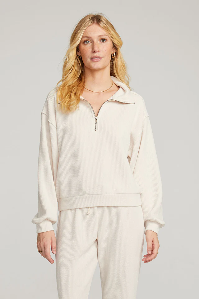 Saltwater Luxe Half Zip Seam Pullover