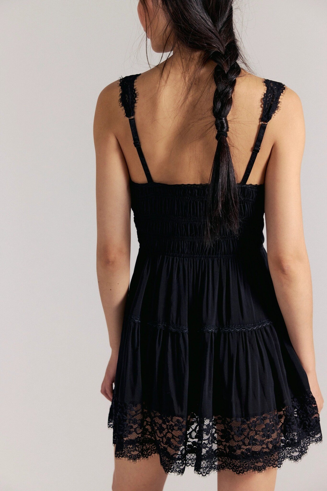 Free People So In Love Mini Slip Dress