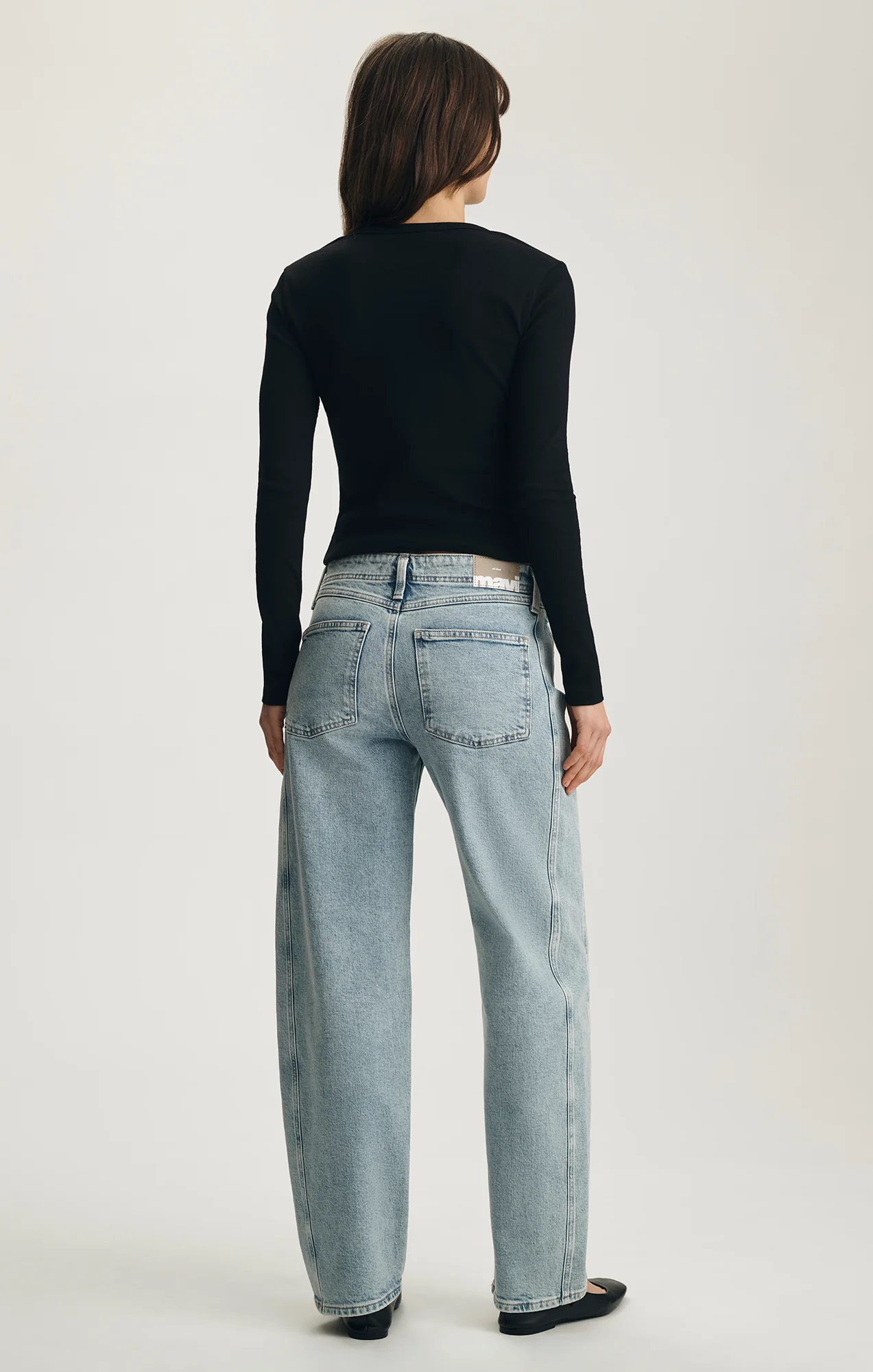 MAVI Nica Twisted Barrel Jean