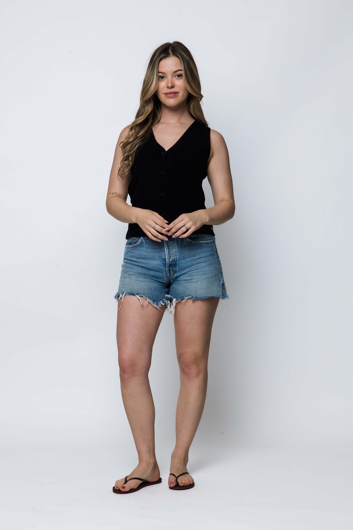 Orb Ava Soft Rib Sweater Vest