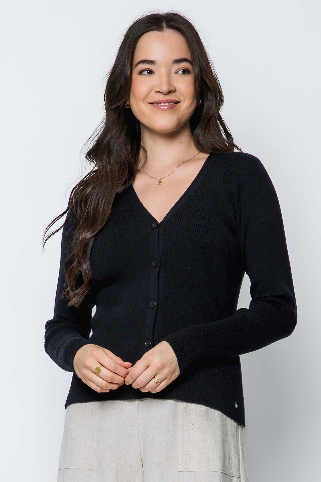 Orb Kristin Soft Rib Cardigan