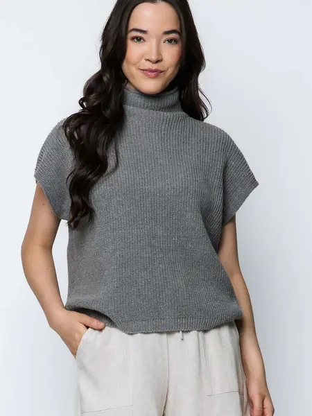 Orb Shawna Sleeveless Funnel Neck