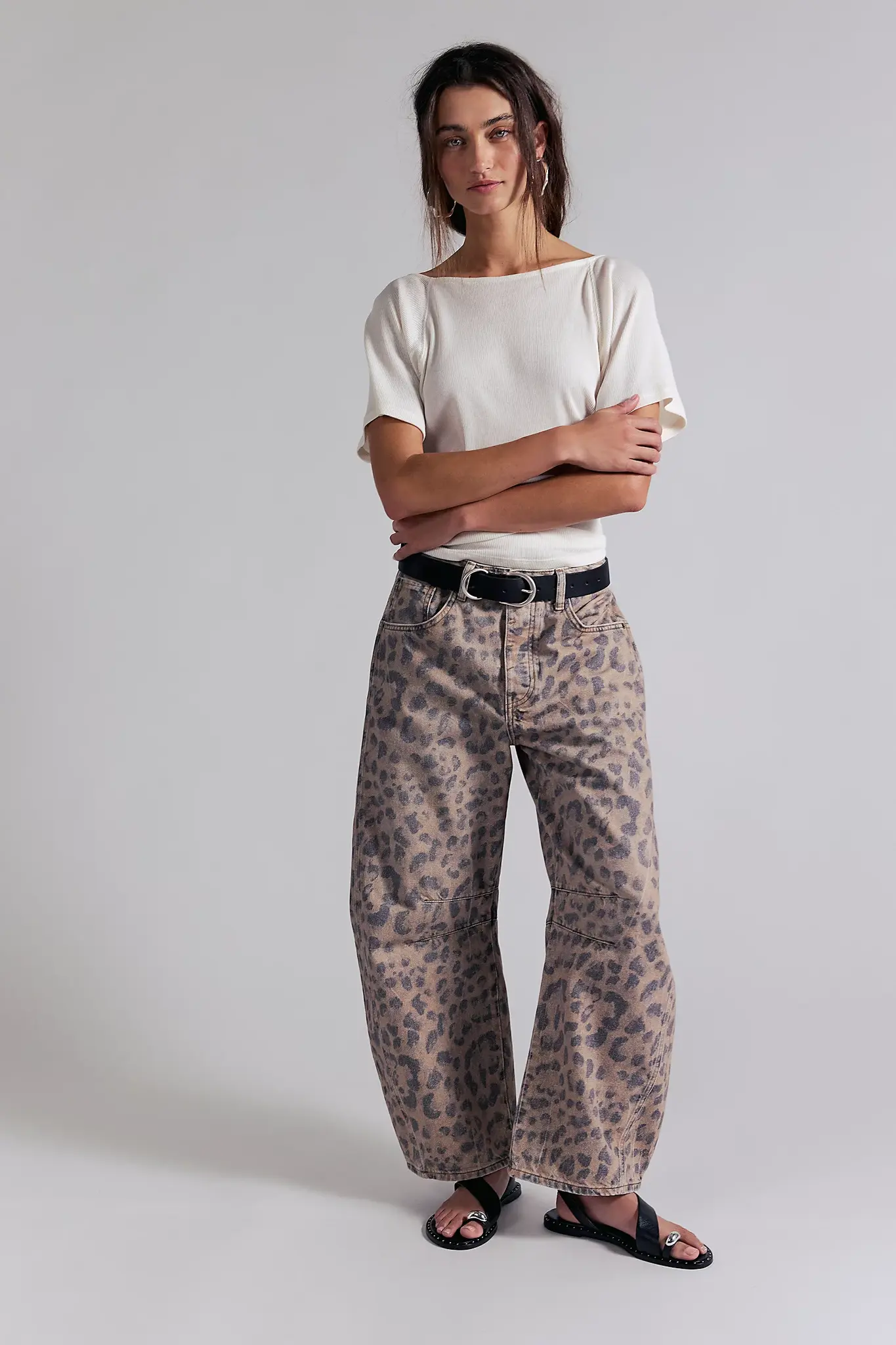 Free People Good Luck Printed Barrel