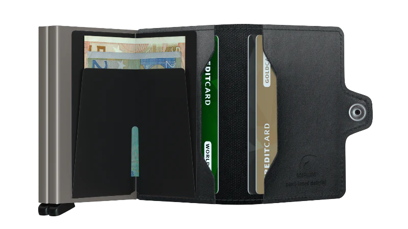 SECRID Twin Wallet Mirum Plant Based Black