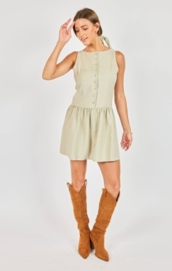 Sadie and Sage Agave Kiss Mini Dress